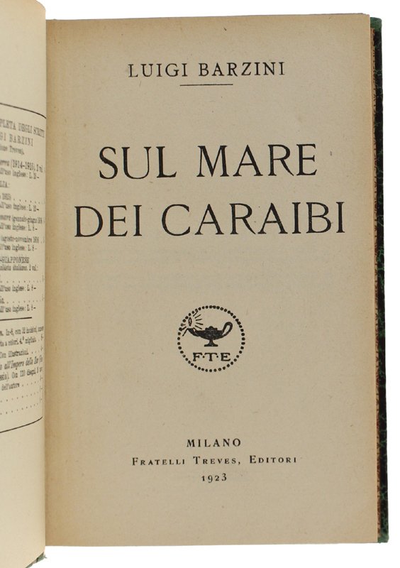 SUL MARE DEI CARAIBI [1a edizione]