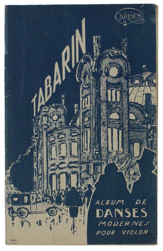 TABARIN. Album de danses modernes. 20 danses modernes pour violon.: …