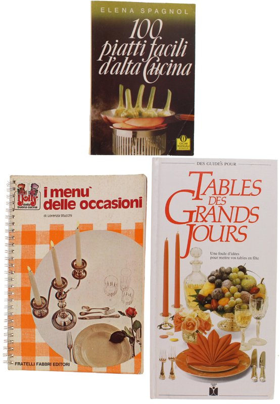 TABLES DES GRANDS JOURS (francese) + I MENU' DELLE OCCASIONI … | Immagine principale