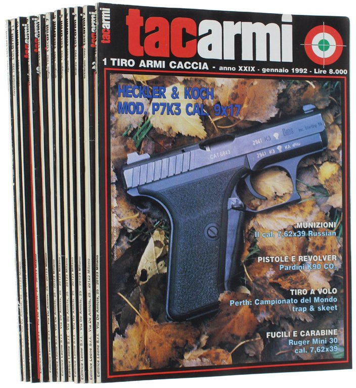 TAC ARMI. Tiro Armi Caccia. Annata completa 1992.
