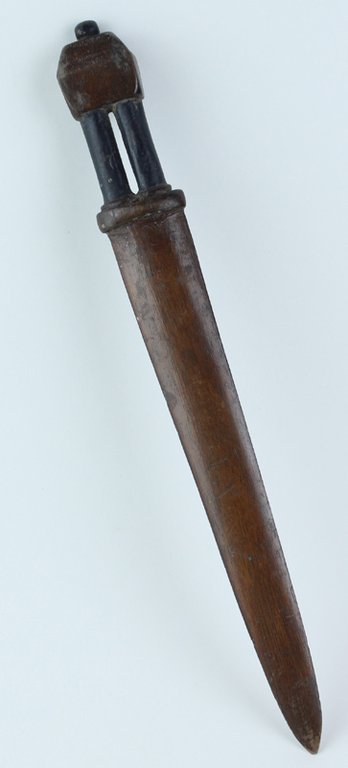 TAGLIACARTE IN LEGNO ART DECO CM 24,5x2,8