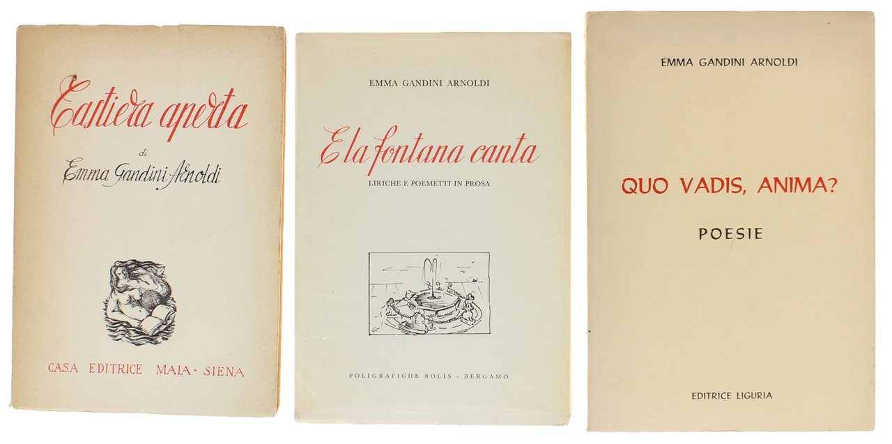 TASTIERA APERTA + E LA FONTANA CANTA + QUO VADIS, …