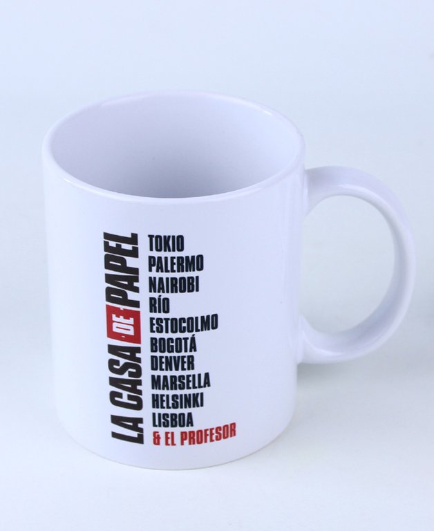 TAZZA DA COLAZIONE in ceramica La Casa de Papel - …