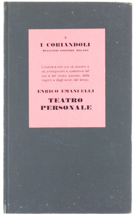 TEATRO PERSONALE.