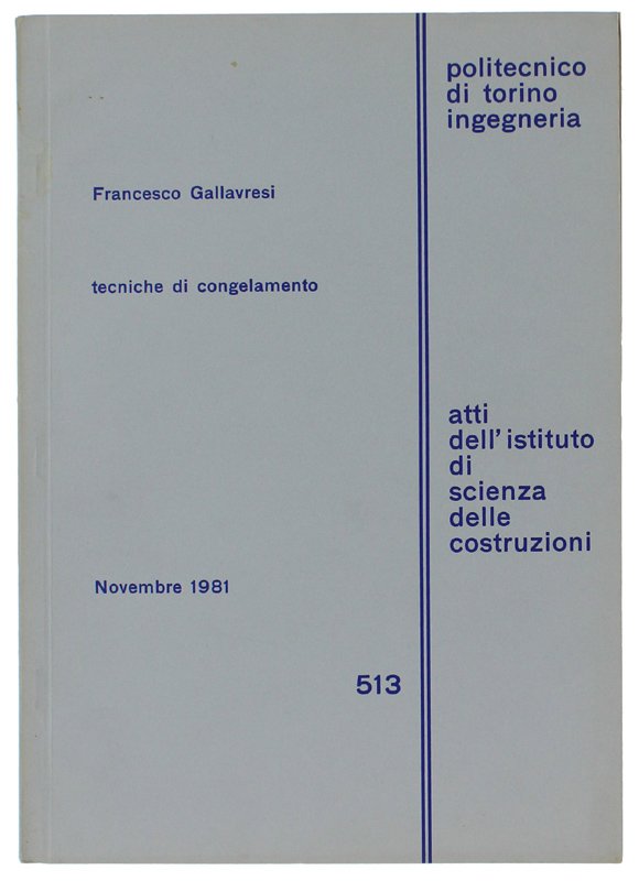 TECNICHE DI CONGELAMENTO.