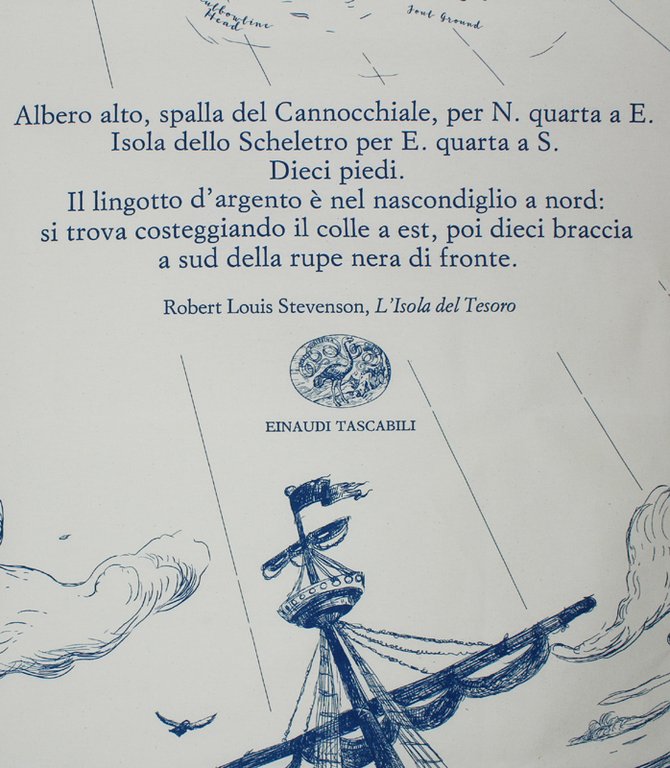 TELO MARE: L'ISOLA DEL TESORO di Robert Louis Stevenson.