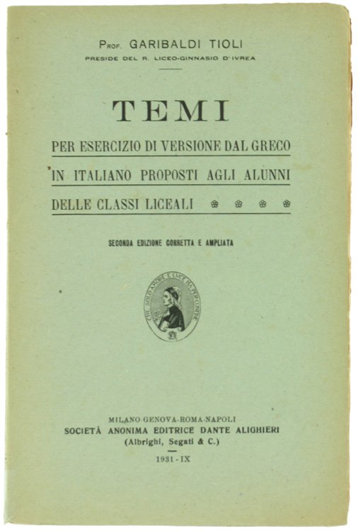 TEMI per esercizio di versione dal greco in italiano proposti …