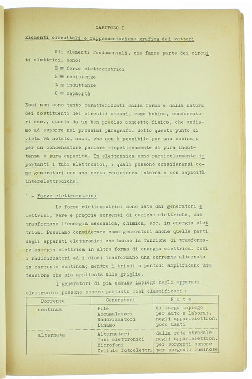 TEORIA DEI CIRCUITI.