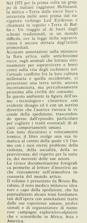 TERRA DI BAFFIN - Note e impressioni sulla prima spedizione …