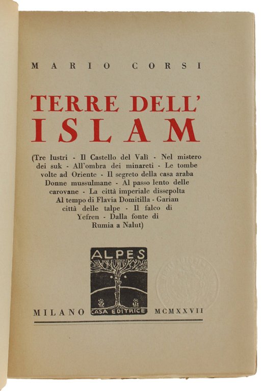 TERRE DELL'ISLAM [splendido volume, freschissimo]