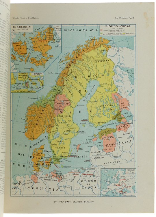 TESTO-ATLANTE di geografia storica generale e d'Italia in particolare. EVO …