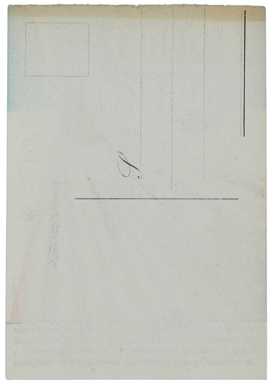 THANKS AMERICA! Cartolina pubblicitaria, sottoscrizione per il documentatio "Treno dell'Amicizia"