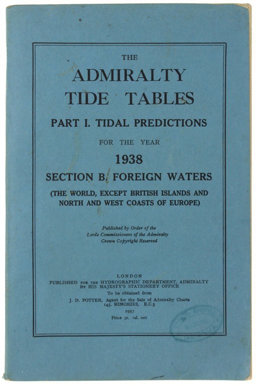 THE ADMIRALTY TIDE TABLES. Part I: Tidal Predictions for the … | Immagine Gallery 2