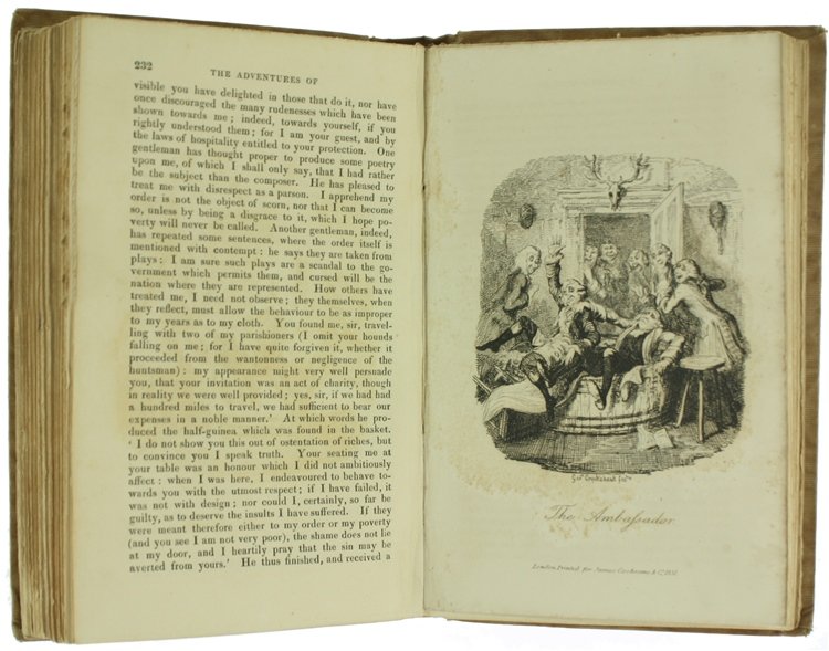 THE ADVENTURES OF JOSEPH ANDREWS with Illustrations by George Cruikshank.