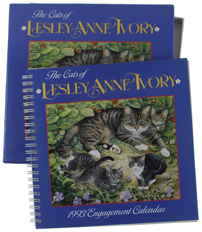 THE CATS OF LESLEY ANNE IVORY. 1993 Engagement Calendar.