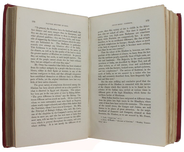 THE NATURAL HISTORY OF MAN. Comprising inquiries into the modifying …