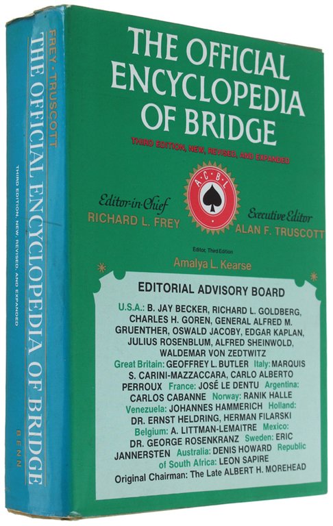 THE OFFICIAL ENCYCLOPEDIA OF BRIDGE. Third edition new revised and …