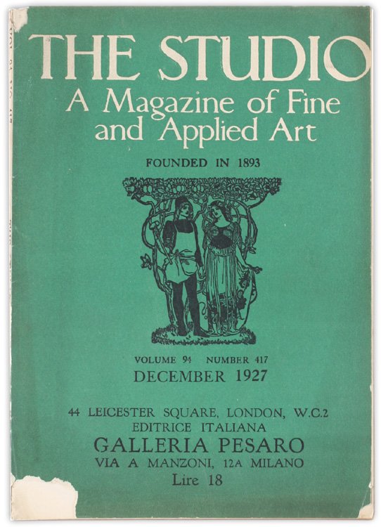 THE STUDIO. A Magazine of Fine and Applied Art - …