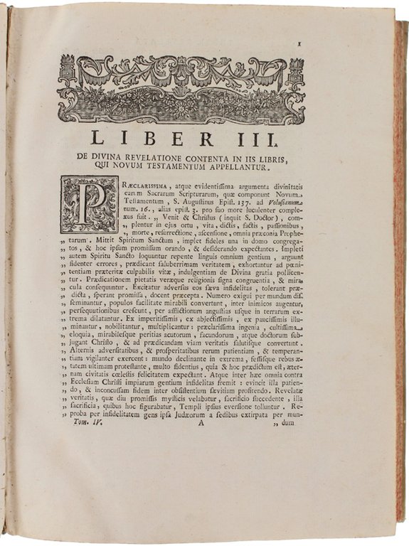 THEOLOGIAE NATURALIS - Libri tres. Tomus I. - Tomus II. …