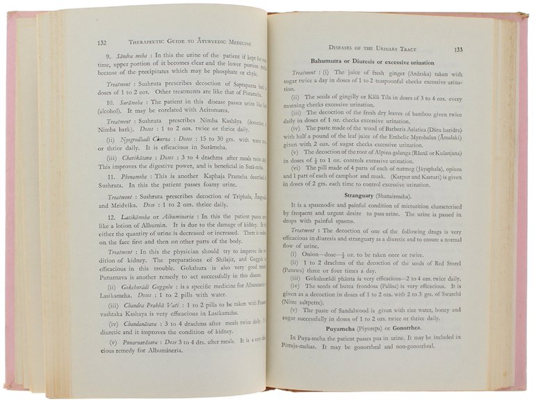 THERAPEUTIC GUIDE TO AYRUVEDIC MEDICINE.