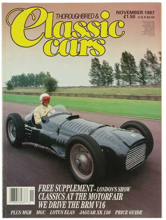 THOROUGHBRED & CLASSIC CARS - NOVEMBER 1987. | Immagine Gallery 2