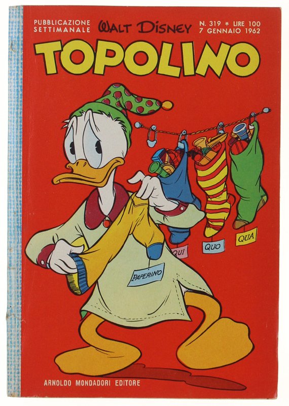 TOPOLINO N. 319 [Libretto, copertina e dorso in ottimo stato]
