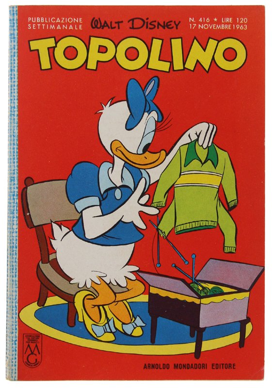 TOPOLINO N. 416 [Libretto, copertina e dorso in splendido stato]