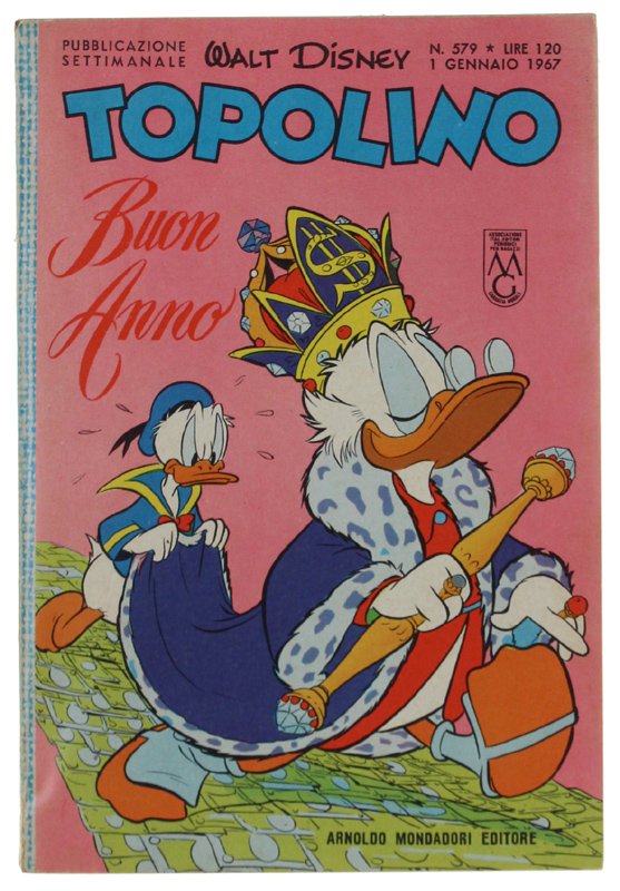 TOPOLINO N. 579 [Libretto, copertina e dorso in ottimo stato]