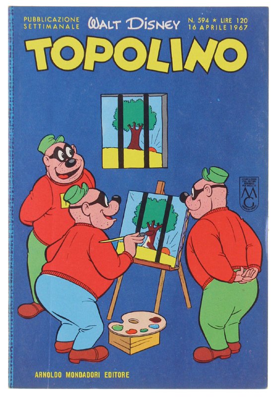 TOPOLINO N. 594 [Libretto, copertina e dorso in splendido stato]