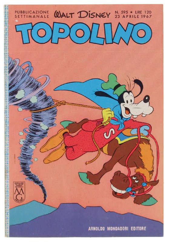 TOPOLINO N. 595 [Libretto, copertina e dorso in ottimo stato]