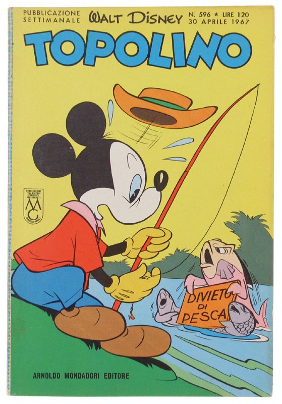 TOPOLINO N. 596 [Libretto, copertina e dorso in ottimo stato]