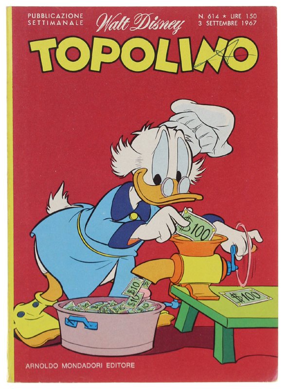 TOPOLINO N. 614 [piccola sigla in copertina, libretto e dorso …