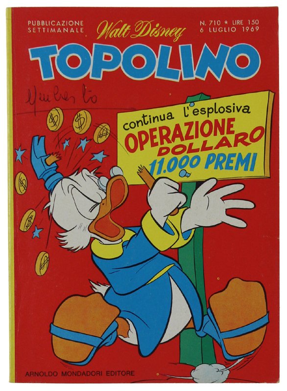 TOPOLINO N. 710 [Libretto e dorso in ottimo stato]