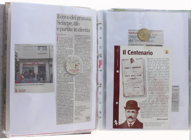 TORINO CALCIO 1906 - COLLEZIONE DI DOCUMENTI E CIMELI DEL …