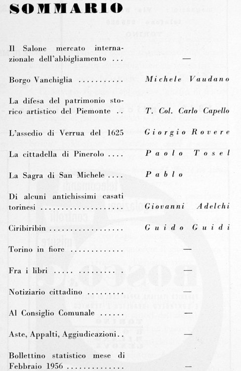 TORINO. Rivista mensile della Città. Anno XXXII - N.5.