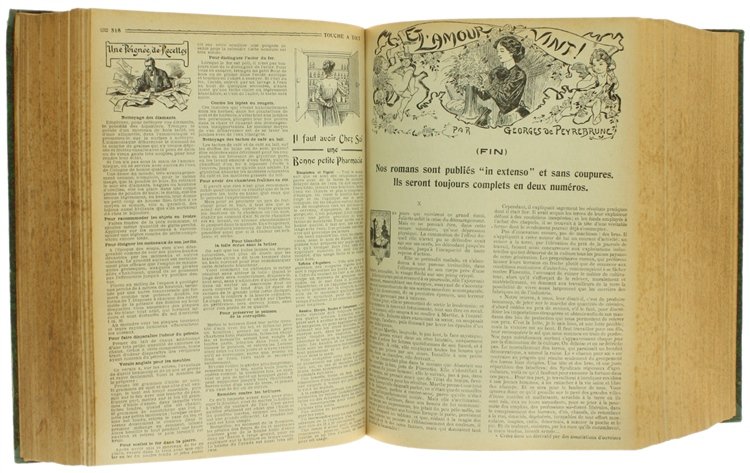 TOUCHE A TOUT. Magazine des magazines. Année 1908 complète.