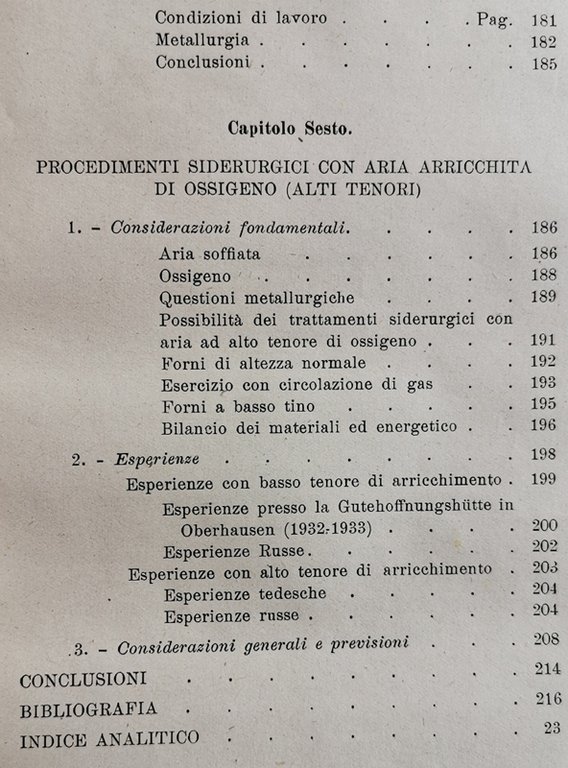TRATTAMENTO SIDERURGICO DEI MINERALI DI FERRO con particolare riferimento ai …