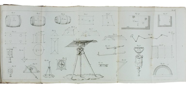 TRATTATO COMPLETO DI AGRIMENSURA. Volume I - Volume II.