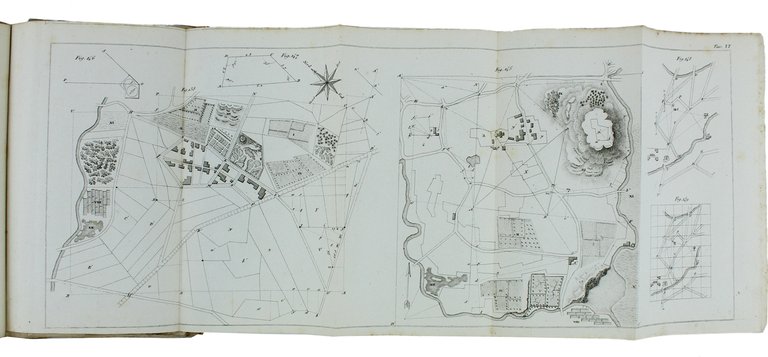 TRATTATO COMPLETO DI AGRIMENSURA. Volume I - Volume II.