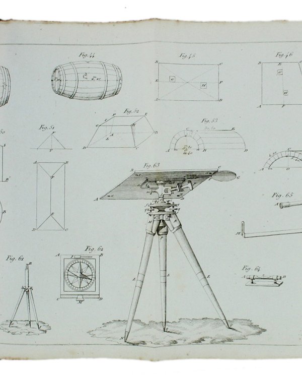 TRATTATO COMPLETO DI AGRIMENSURA. Volume I - Volume II.