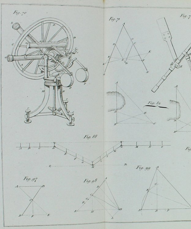 TRATTATO COMPLETO DI AGRIMENSURA. Volume I - Volume II.