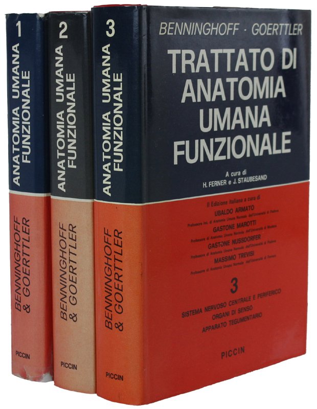 TRATTATO DI ANATOMIA UMANA FUNZIONALE a cura di Helmut Ferner …
