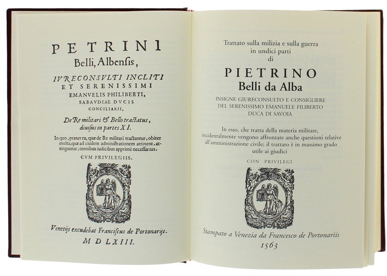 TRATTATO SULLA MILIZIA E SULLA GUERRA 1563 [come nuovo] .