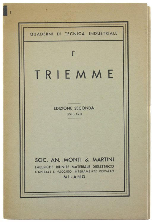 TRIEMME. Edizione seconda.