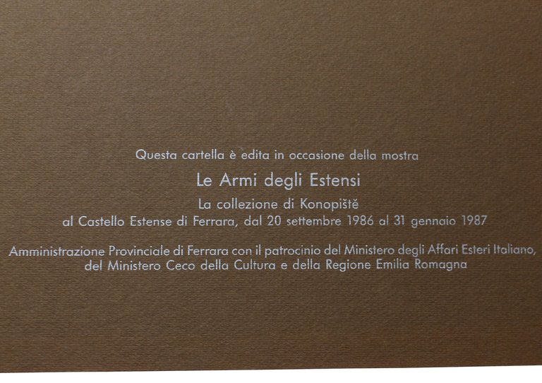UN PO' D'ARMI - LE ARMI DEGLI ESTENSI. La collezione …