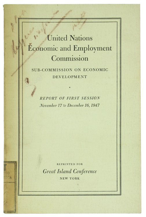 UNITED NATIONS ECONOMIC AND EMPLOYMENT COMMISSION - SUB-COMMISSION ON ECONOMIC …