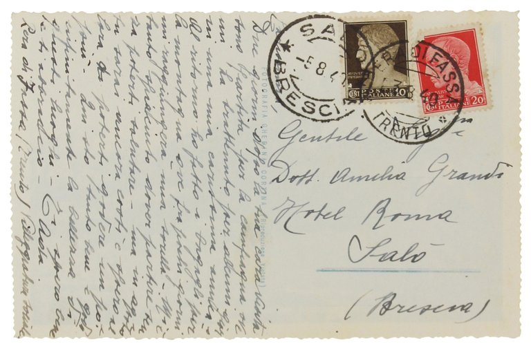 VAL DI FASSA - PERRA. Dirupi di Larsec. Cartolina del …