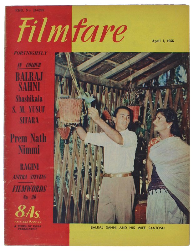 Vintage & Original FILMFARE Magazine - April 1, 1955 : …