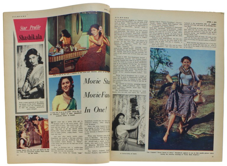 Vintage & Original FILMFARE Magazine - April 1, 1955 : …