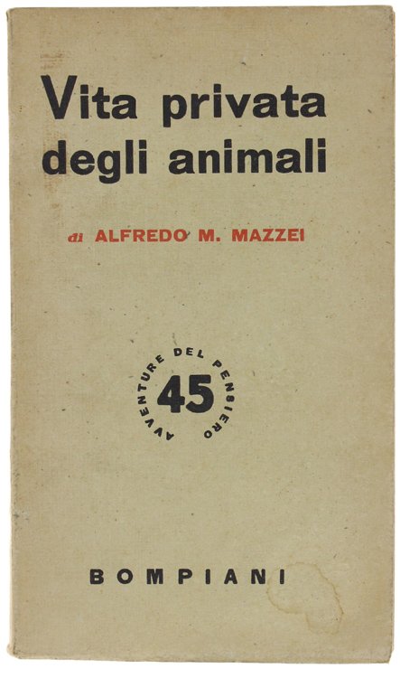 VITA PRIVATA DEGLI ANIMALI.
